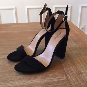 Merona Black block heels